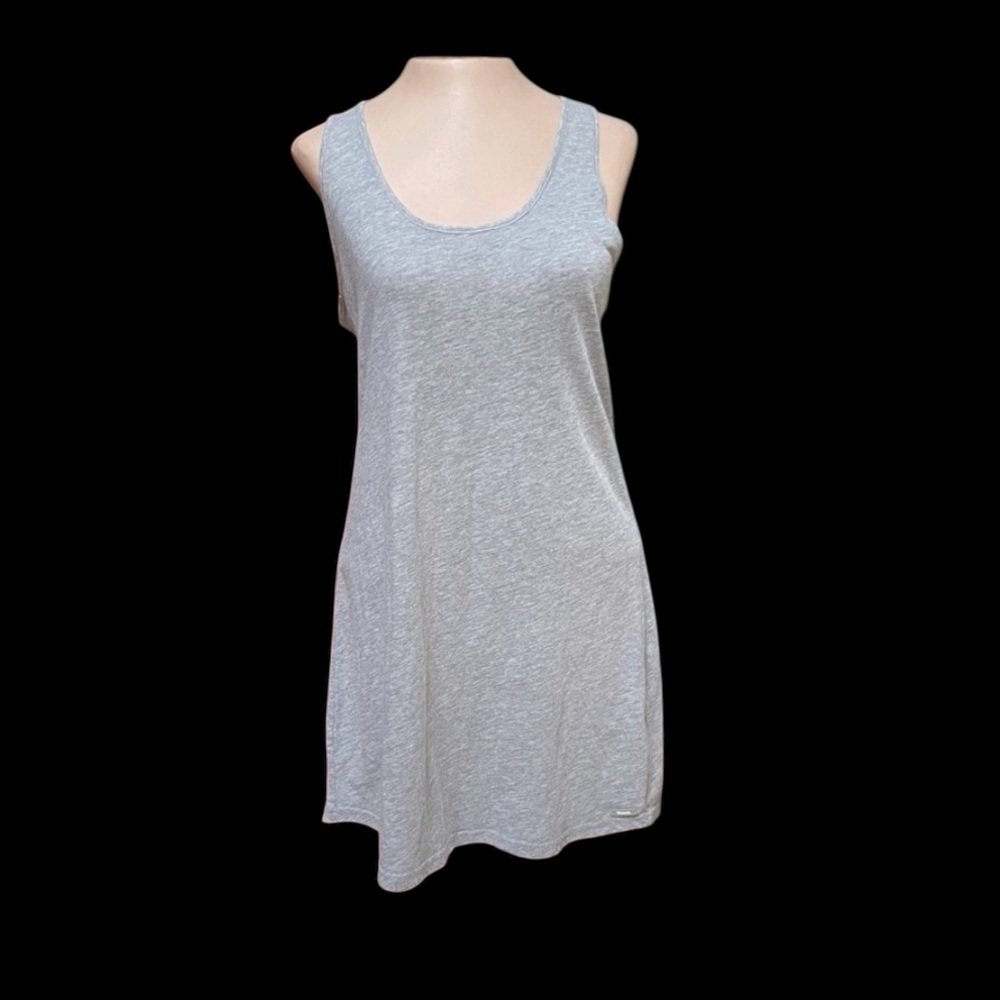 Bench Gray Corton Minimalist Knee-Length Racerback Sleeveless Sundress Size M